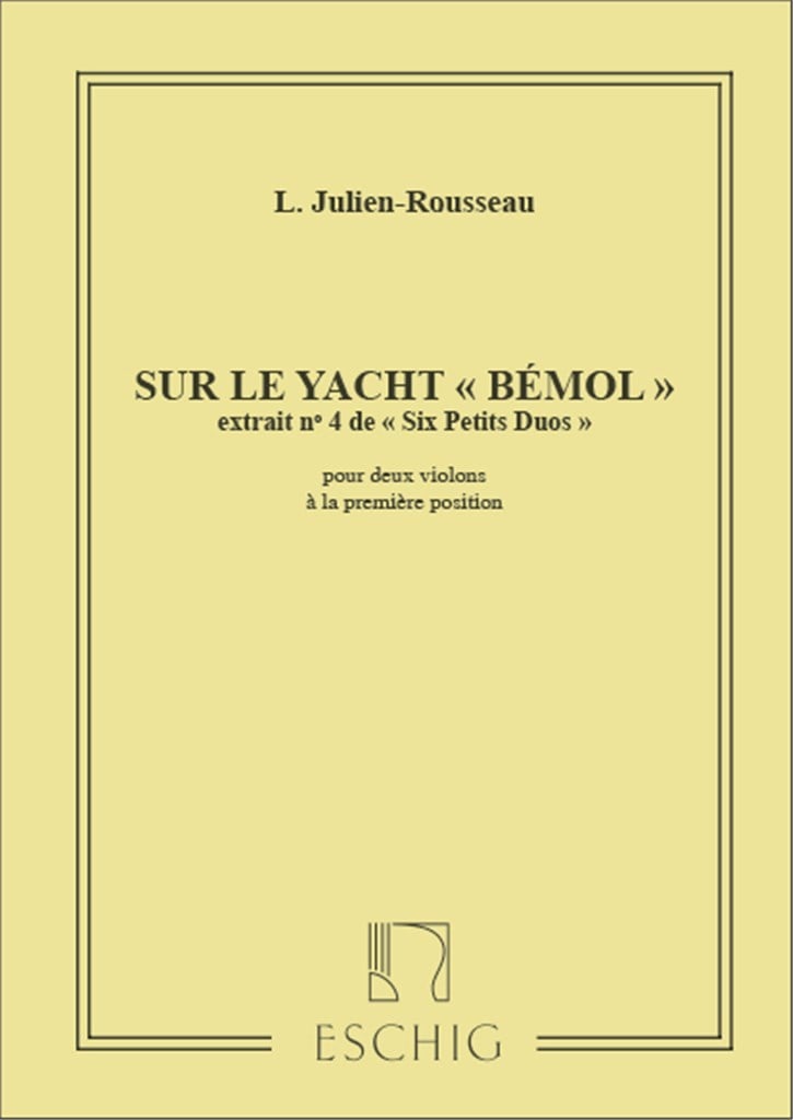 Rousseau Sur Le Yacht 2V